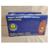 Vinyl gloves. 3-100 ct boxes. Size M
