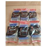 2 blade disposable razors. 6-12 pks