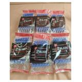 2 blade disposable razors. 6-12 pks