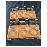 Master Pro hose clamps 1 3/4 - 2 3/4, six packs 2