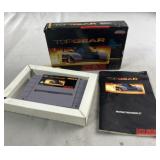 Top Gear Super Nintendo Game with Original Box