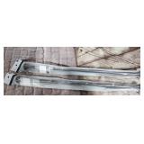 2 new brown 30 in -52" tension rods