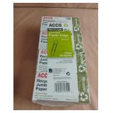Jumbo paper clips. 8-100 ct boxes