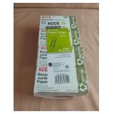Jumbo paper clips. 8-100 ct boxes