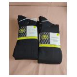 Soccer socks size M. 4 pairs. Black