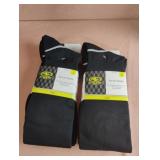 Soccer socks size L. 4 pairs. Black
