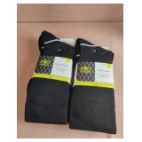 Soccer socks size L. 4 pairs. Black