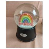 Love Is Love 2021 music box water globes. 2 total