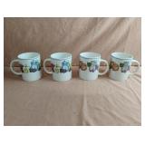 Casual Settings mugs. 3.5" tall