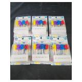 6 packs of birthday candles numbers