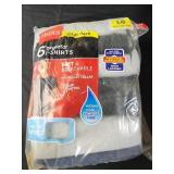 Hanes large tshirts gray , blue and black