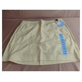 Active skort ladies size L. Yellow