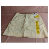 Active skort ladies size M. Yellow