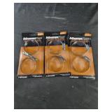 Master Pro hose clamps 1 3/4 - 2 3/4, three packs