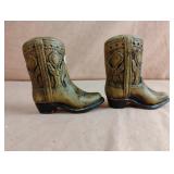 Vintage Western cowboy boots salt and pepper
