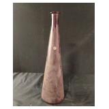 Purple vase. Made in Italy 16" tall