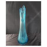 Mid-Century Modern (MCM) L.E. Smith peacock blue