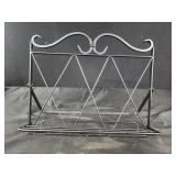 12x10 black metal cookbook holder, book display