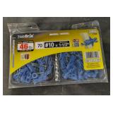 TRIPLE GRIP #10 x 1-1/2 in. Plastic Self-Drilling