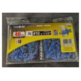 TRIPLE GRIP #10 x 1-1/2 in. Plastic Self-Drilling