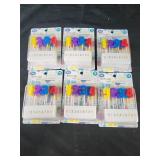 6 packs of birthday candles numbers