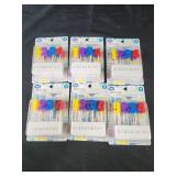 6 packs of birthday candles numbers