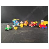 Vintage fisher price little people helicopter,