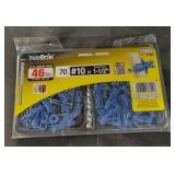 TRIPLE GRIP #10 x 1-1/2 in. Plastic Self-Drilling