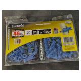 TRIPLE GRIP #10 x 1-1/2 in. Plastic Self-Drilling