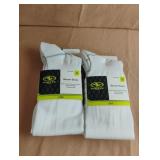 Soccer socks size S. 4 pairs. White
