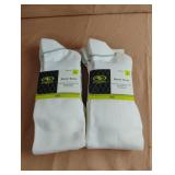 Soccer socks size L. 4 pairs. White