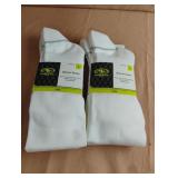 Soccer socks size L. 4 pairs. White