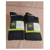 Soccer socks size S. 4 pairs. Black