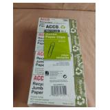 Jumbo paper clips. 8-100 ct boxes