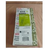 Jumbo paper clips. 8-100 ct boxes