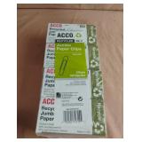 Jumbo paper clips. 8-100 ct boxes