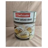 Chef-mate Country Sausage Gravy. 6 lb. Exp 10-25