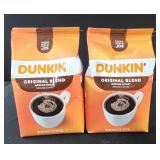 2 dunkin medium roast coffee 18 oz each