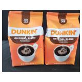 2 dunkin medium roast coffee 18 oz each