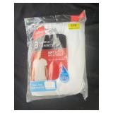 Hanes 3 ct tagless white t shirts size large