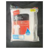 Hanes 3 ct tagless white t shirts size large