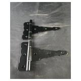 two Nuvo Black Galvanized Steel Heavy Duty