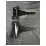 two Nuvo Black Galvanized Steel Heavy Duty