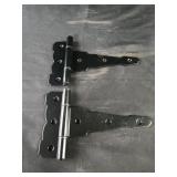 two Nuvo Black Galvanized Steel Heavy Duty