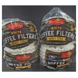 4 pks 200 ct ea basket style coffee filters
