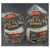 4 pks 200 ct ea basket style coffee filters