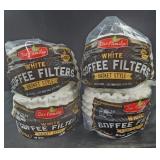4 pks 200 ct ea basket style coffee filters