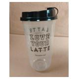 Love Your Latte reusable plastic cups and lids.