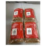 Lot of 4 Bags of Rubber Bands