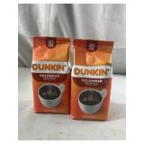 Lot of 2 Dublin Donuts 11 Oz Coffee Packs